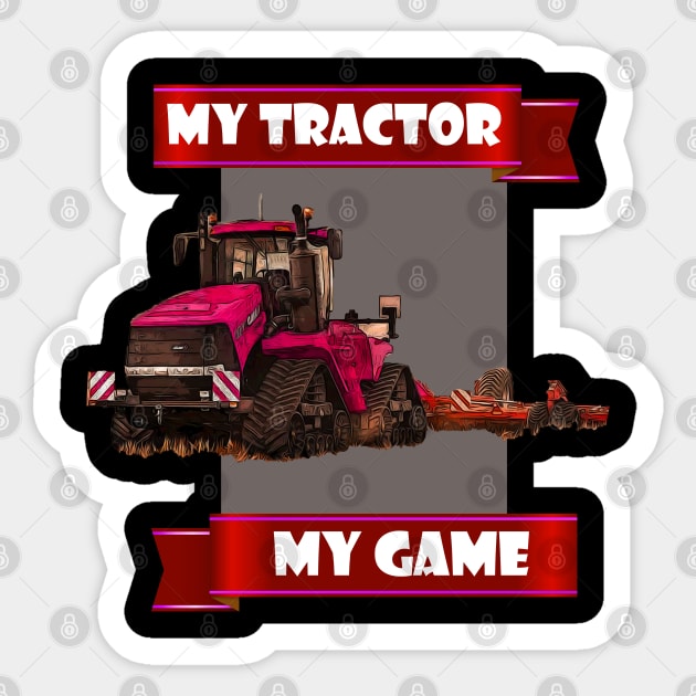 My tractor my game - us tractor Sticker by WOS